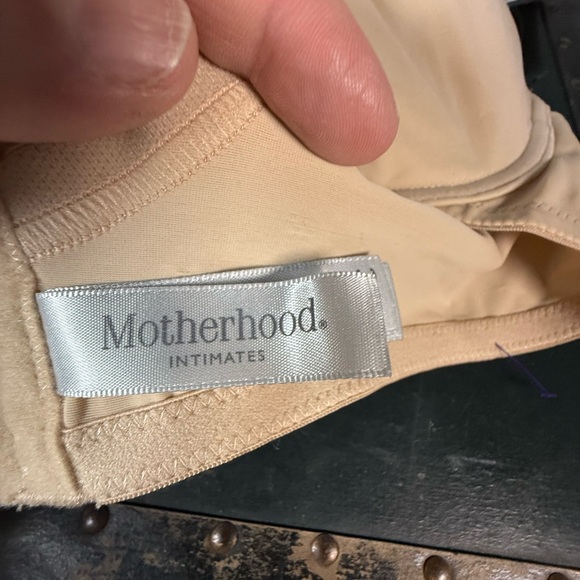 NWT Motherhood 40C OH BABY Full Coverage Nursing Bra Beige - Picture 3 of 4